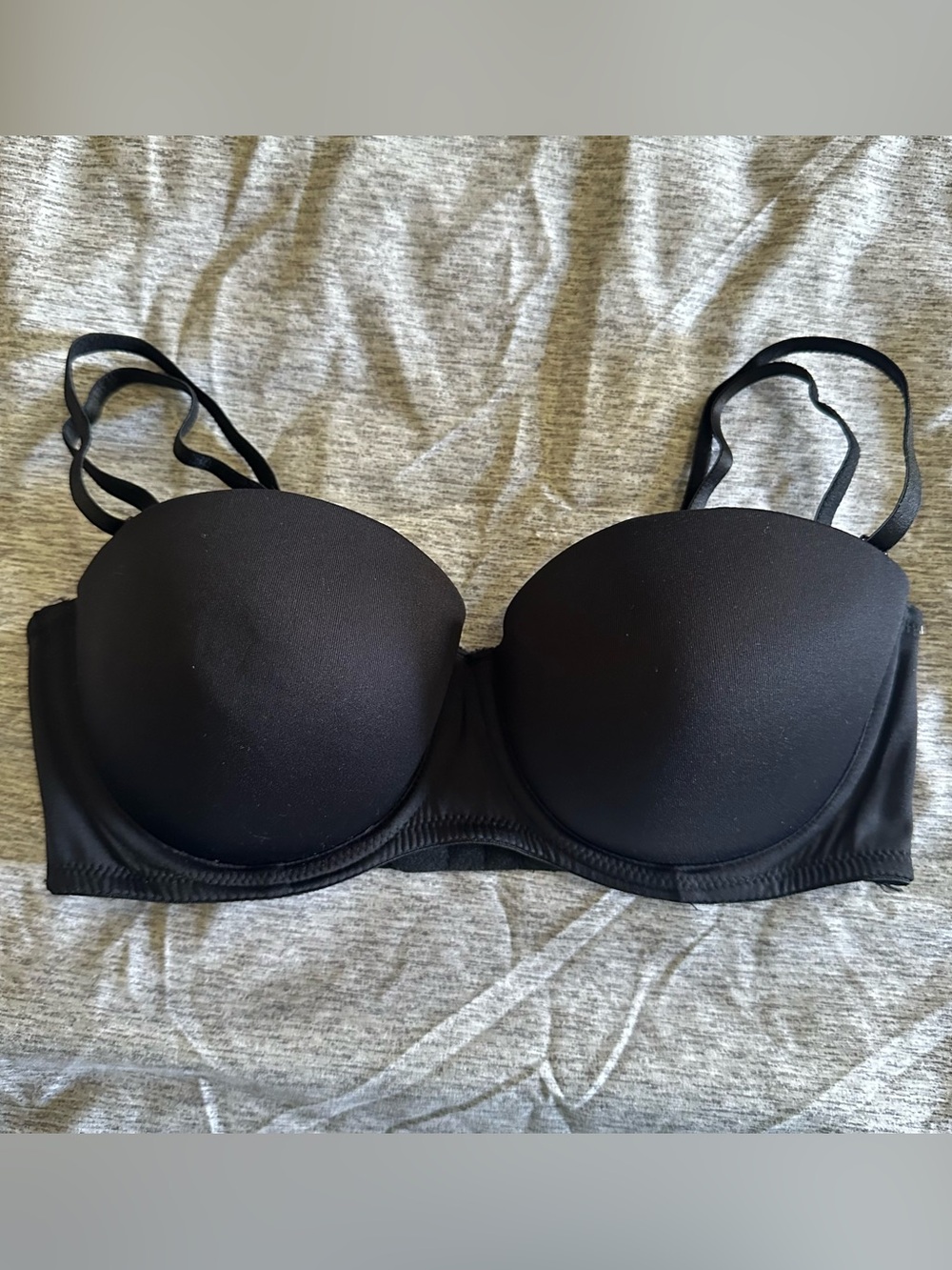 Dorina Black Strapless Underwire Bra 34C NWOT